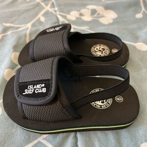 Kids Black Sandals